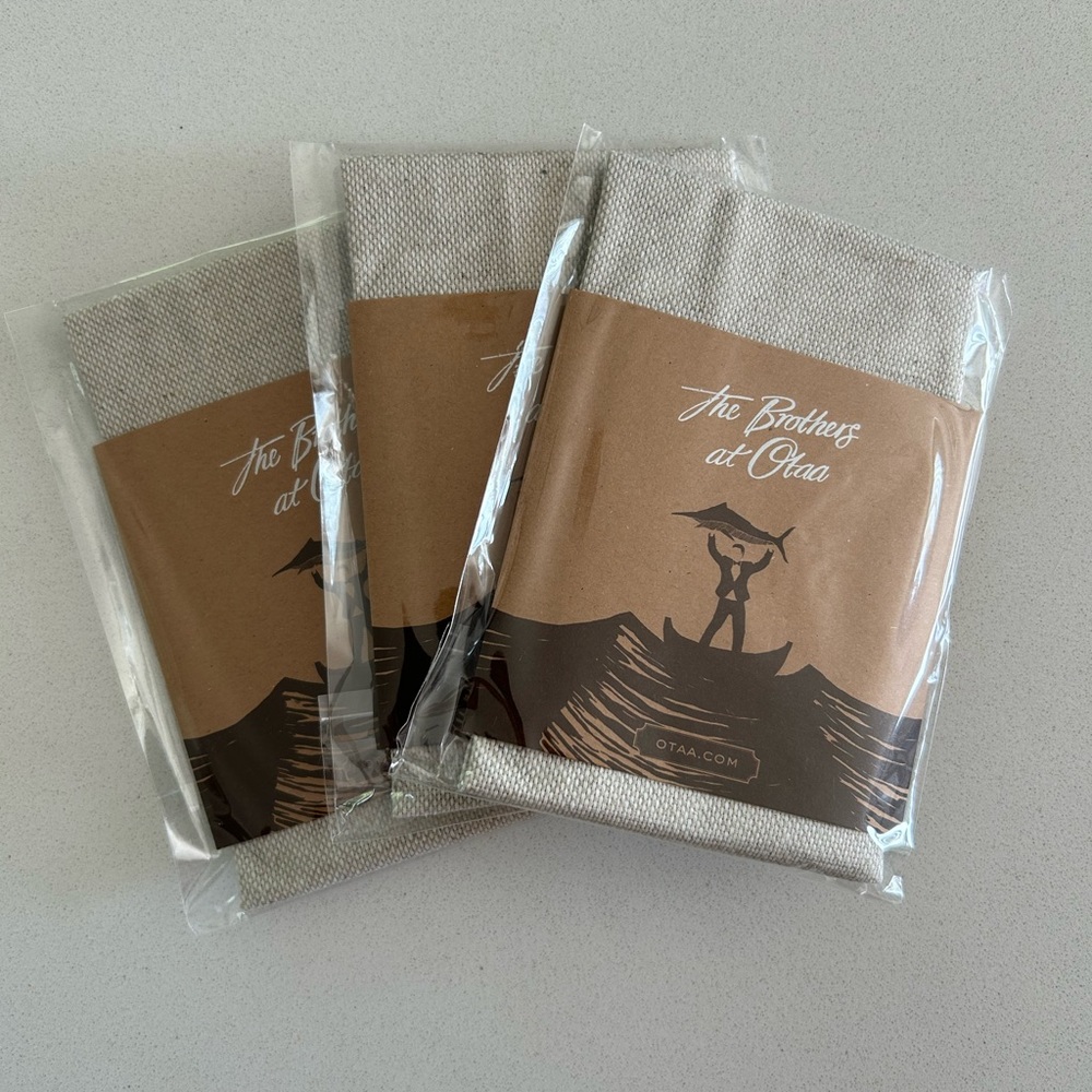 Tan Dry Linen Pocket Squares.